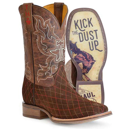 Men's Tin Haul Asphalt Cracks / Kick the Dust Up Sole Boots - Nate's Western Wear
