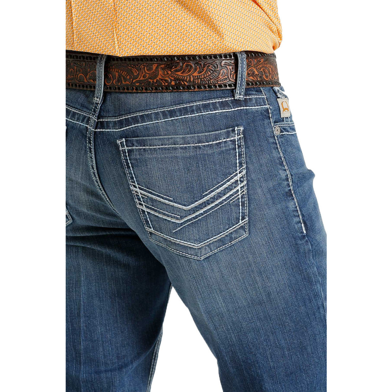 Cinch Men's Ian Slim Fit Boot Cut Straight Denim Jean - MB55836001 - Nate's Western Wear