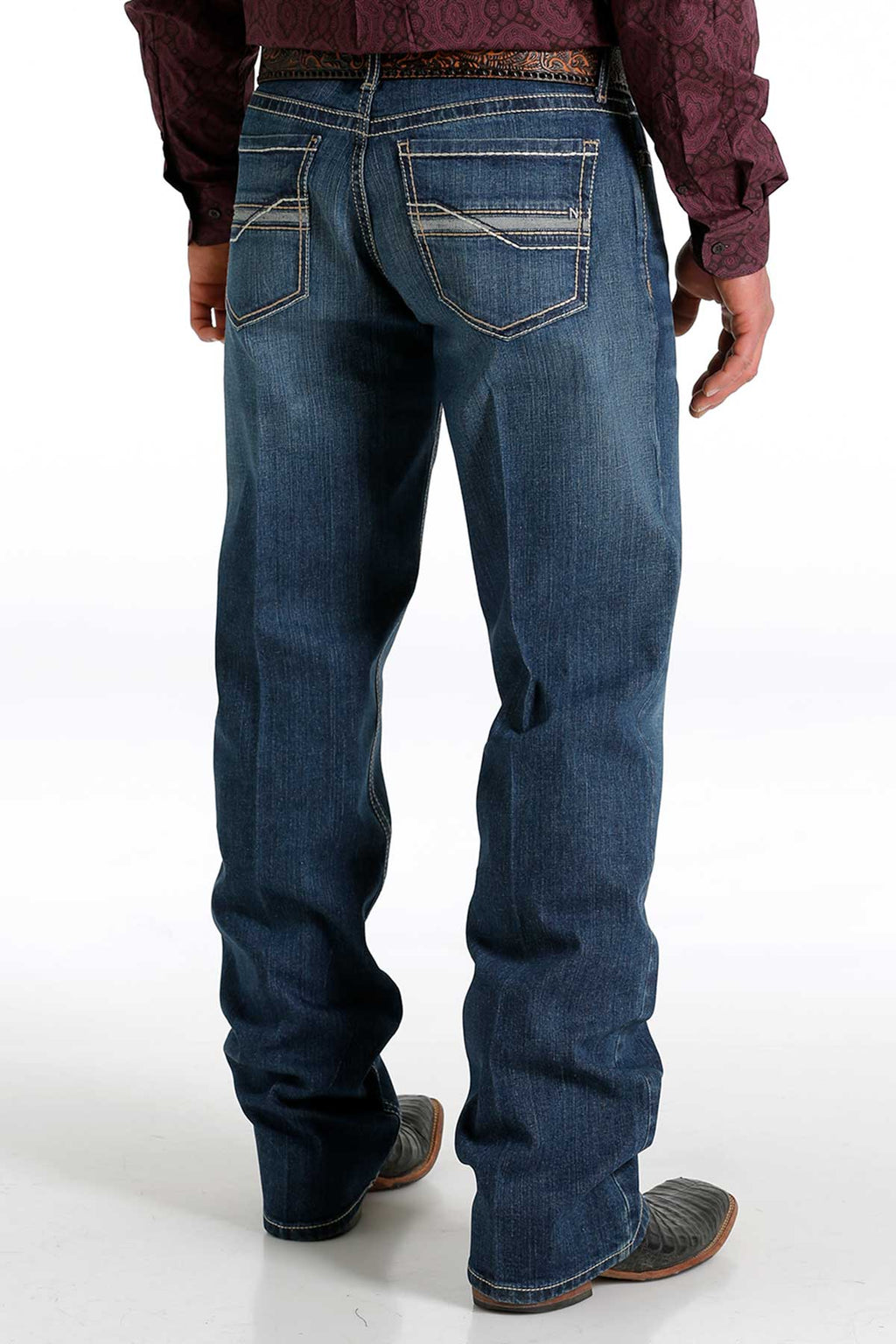 Cinch Men's Grant Mid Rise Relaxed Boot Cut Jeans - MB55937001 - Nate's Western Wear