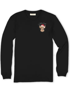 Simply Southern Snow Cow Long Sleeve T-shirt