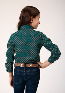 Girl's Amarillo Collection Long Sleeve Western Snap Shirt