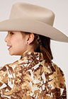 Girl's Five Star Collage Print Western Shirt