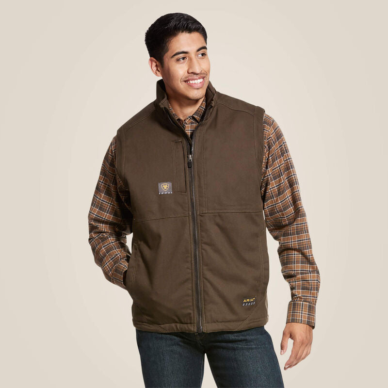Ariat Men's Rebar DuraCanvas Vest - Wren