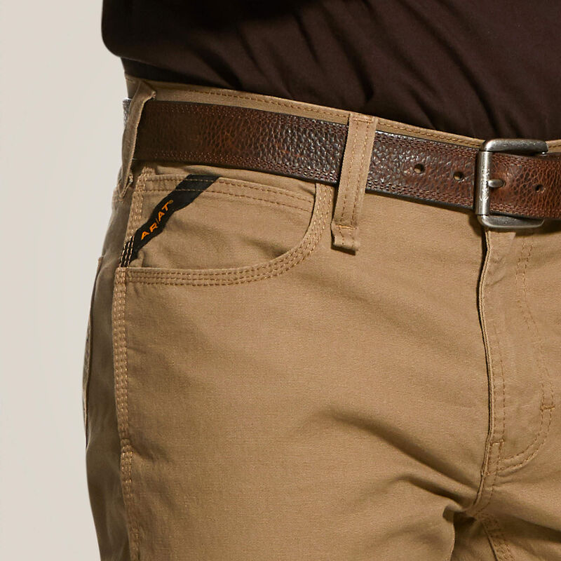 Rebar M4 Low Rise DuraStretch Made Tough Stackable Straight Leg Pant - Field Khaki