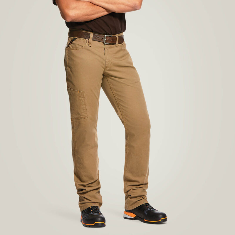 Rebar M4 Low Rise DuraStretch Made Tough Stackable Straight Leg Pant - Field Khaki