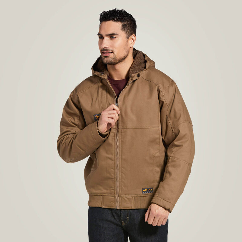 Ariat Men's Rebar DuraCanvas Jacket - Field Khaki