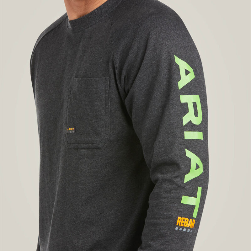 Ariat Men's Rebar Cotton Strong Graphic LS T-Shirt