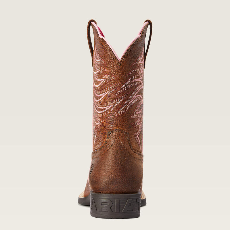 Ariat Youth Firecatcher Western Boot - Rowdy Brown