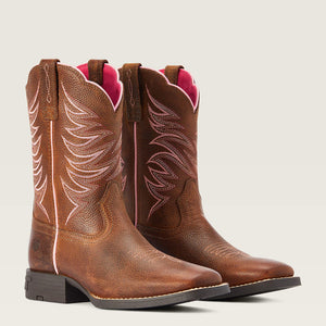 Ariat Youth Firecatcher Western Boot - Rowdy Brown