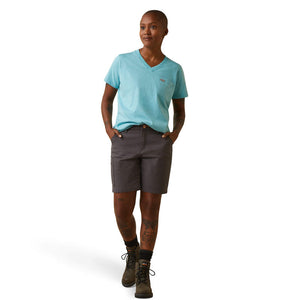 Women's Ariat Rebar Cotton Strong V-Neck Top