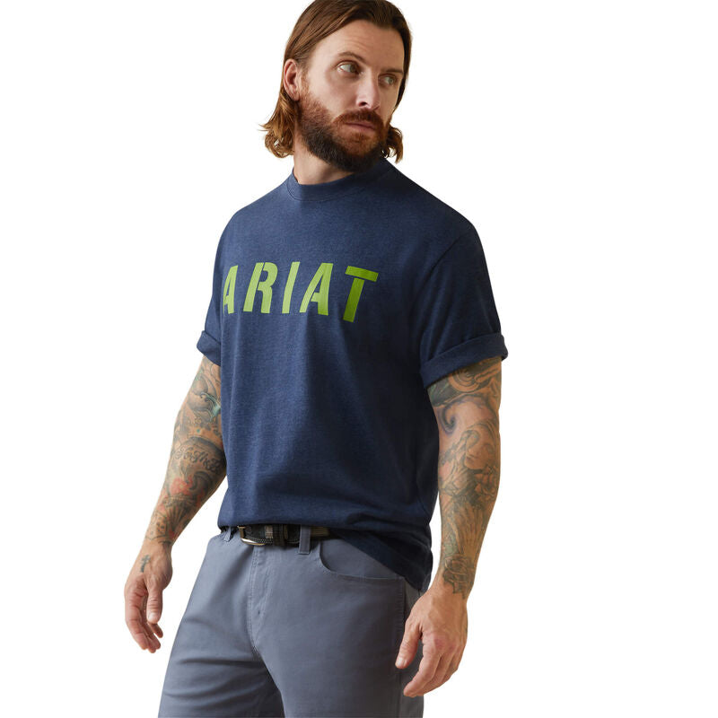 Ariat Men's - Rebar Cotton Strong Block T-Shirt