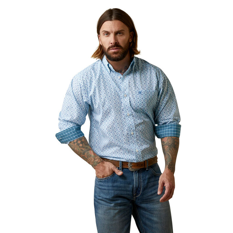 Men's Wrinkle Free Wayne LS Classic Fit Shirt