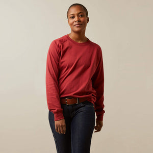 Women's Ariat Rebar Cotton Strong Logo Graphic LS T-Shirt