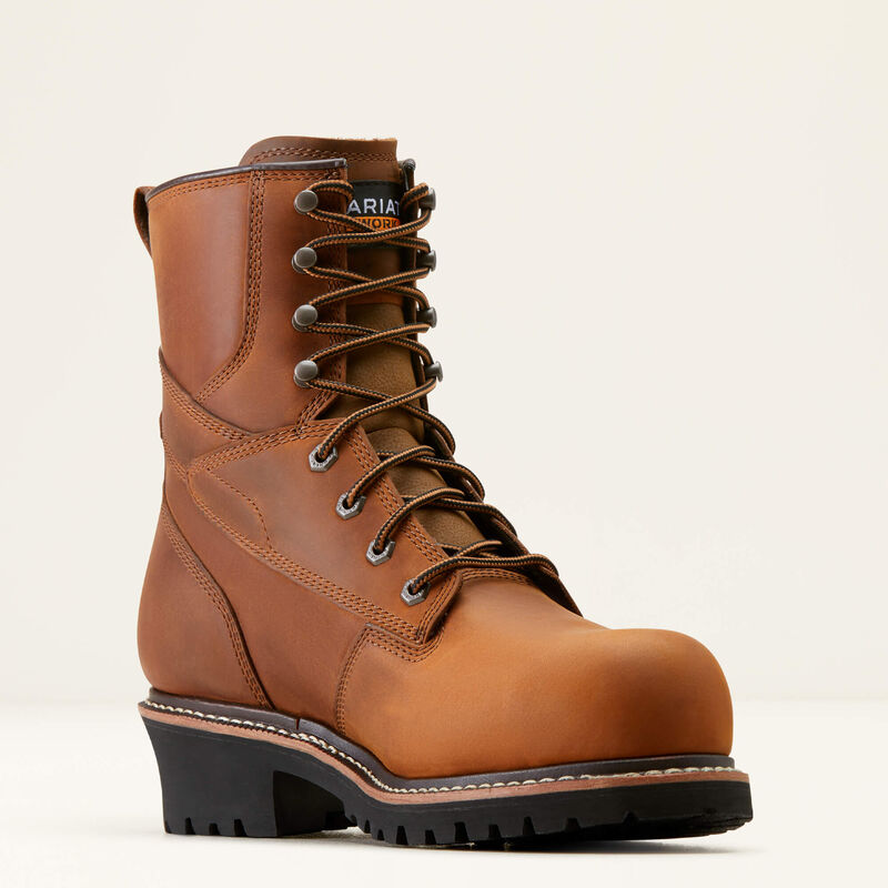 Ariat Men's Logger Shock Shield Waterproof Work Boot