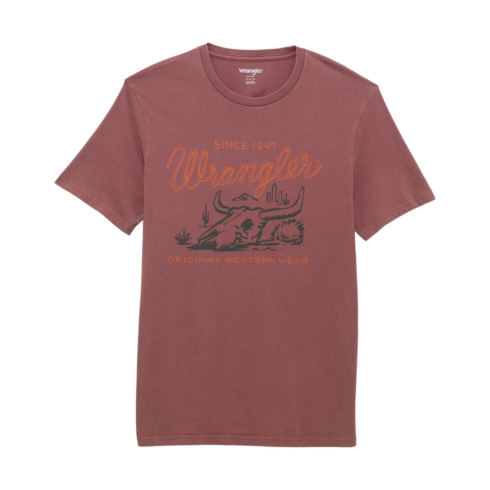 Wrangler® Graphic Short Sleeve T-shirt - Regular Fit - Wild Ginger
