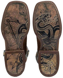 Tin Haul Cut Up Viper Snake Sole Snakeskin Print