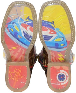 Little kids tin hauls lighting fast race car soles style-14-018-0101-5006 BR