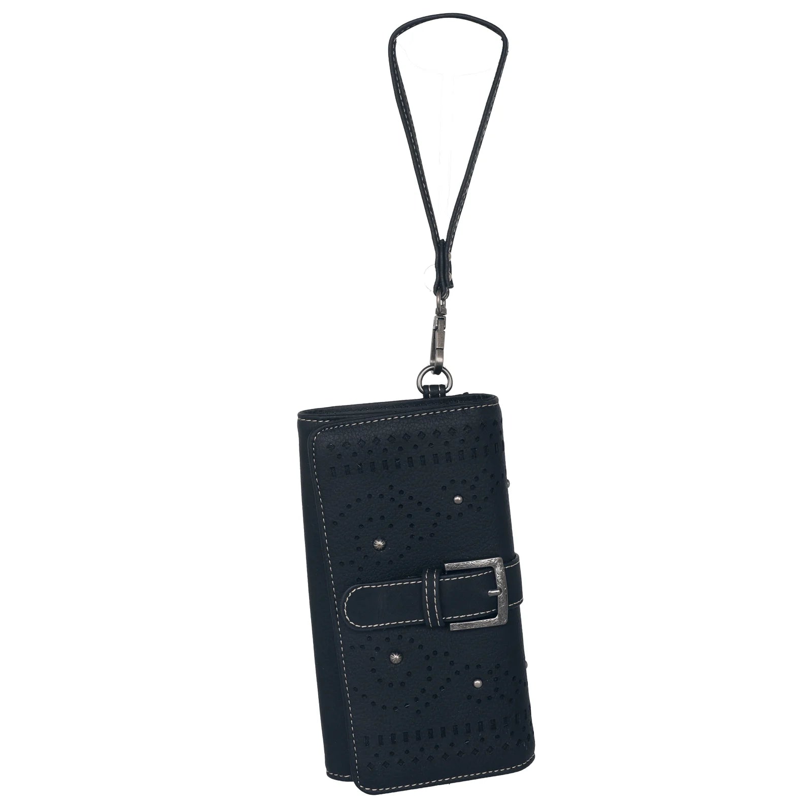 Montana West Buckle Collection Wallet - Black