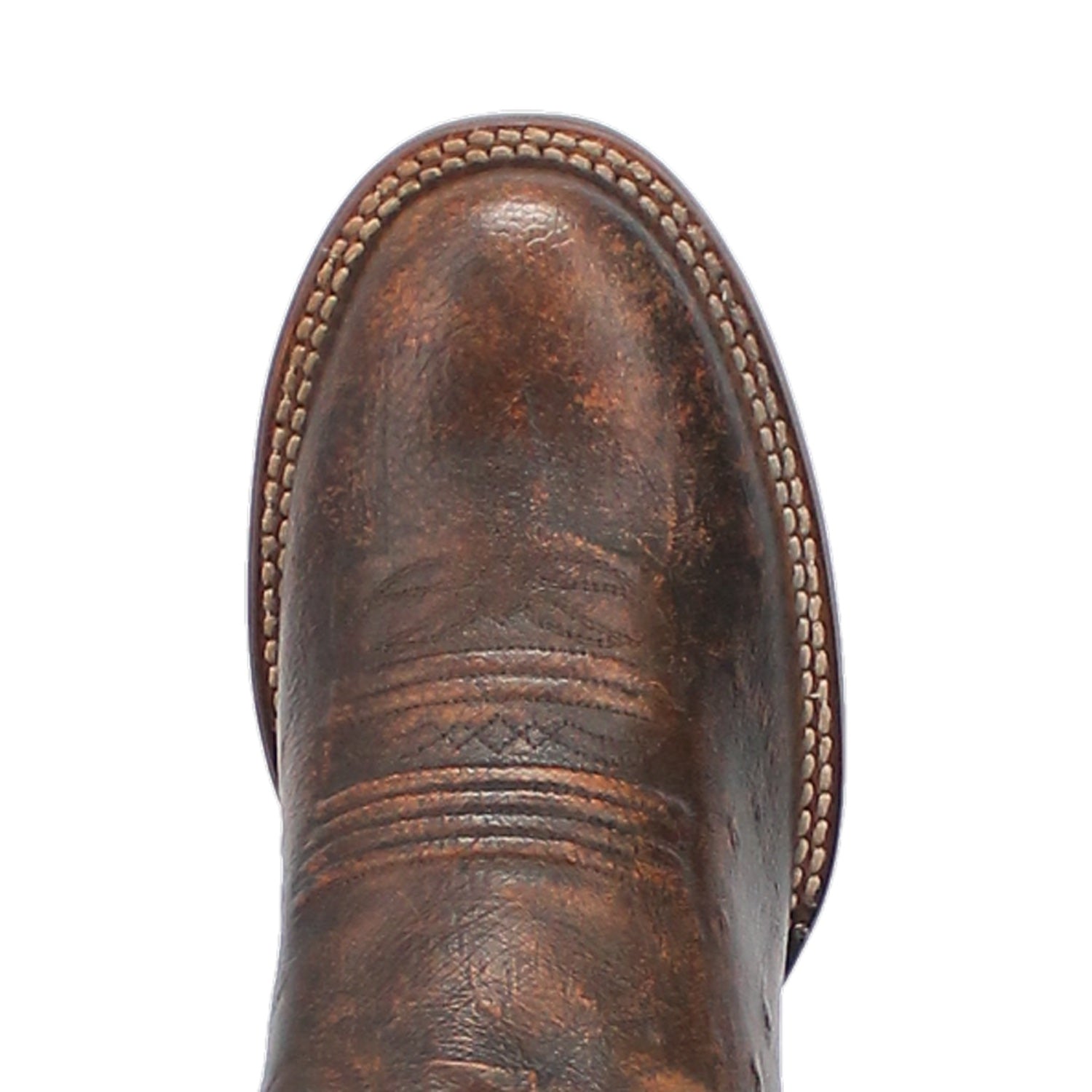 Dan Post Clyde Smooth Ostrich Boot - Cognac