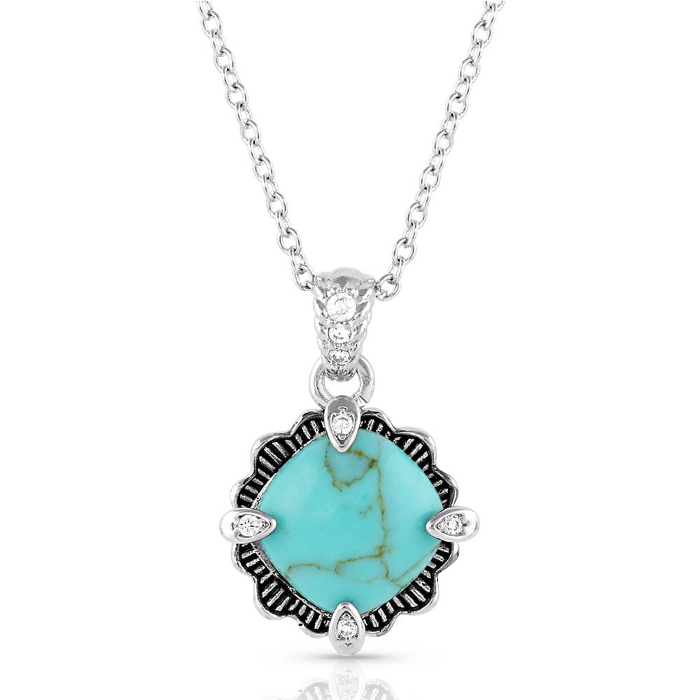 Montana Silversmith Crystal Cornerstone Turquoise Necklace