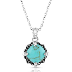 Montana Silversmith Crystal Cornerstone Turquoise Necklace