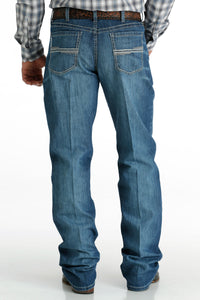 Cinch Men's White Label Relaxed Fit Medium Stone Wash Jeans