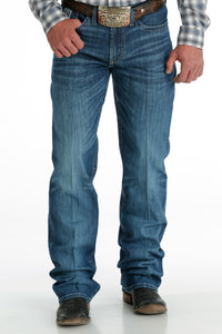 Cinch Men's White Label Relaxed Fit Medium Stone Wash Jeans