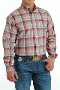 CINCH Men's Classic Plaid Long Sleeve Western Shirt