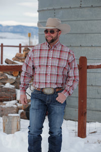 CINCH Men's Classic Plaid Long Sleeve Western Shirt