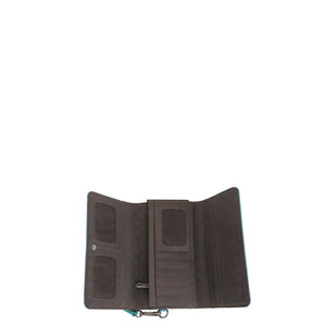 Montana West Whipstitch Collection Wallet - Brown