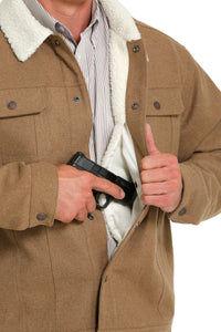 Cinch Men's Concealed Carry Trucker Jacket - Brown