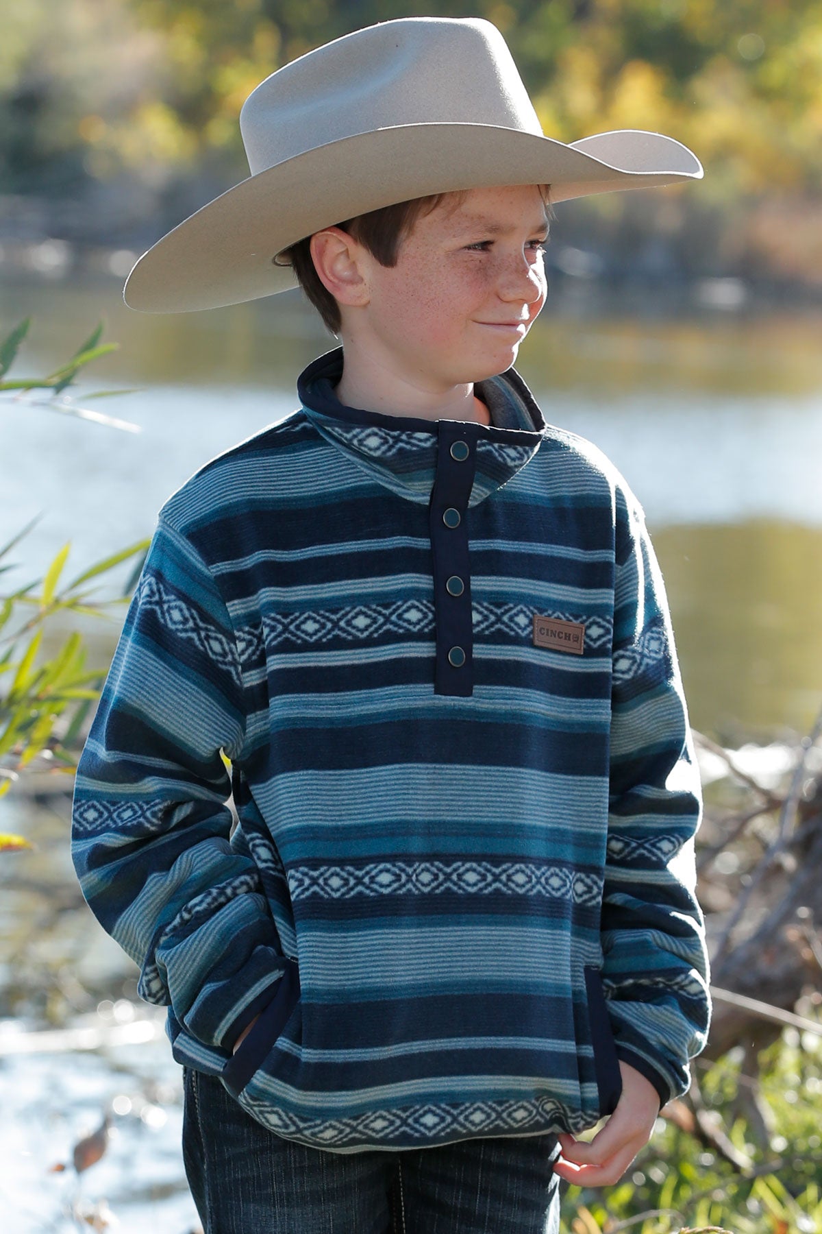 Cinch Boys Polar Fleece - Green