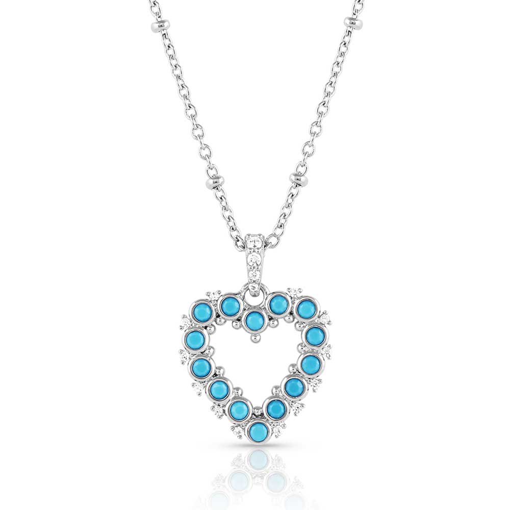 Montana Silversmith Infinite Deepest Love Blue Crystal Necklace