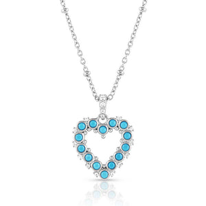 Montana Silversmith Infinite Deepest Love Blue Crystal Necklace