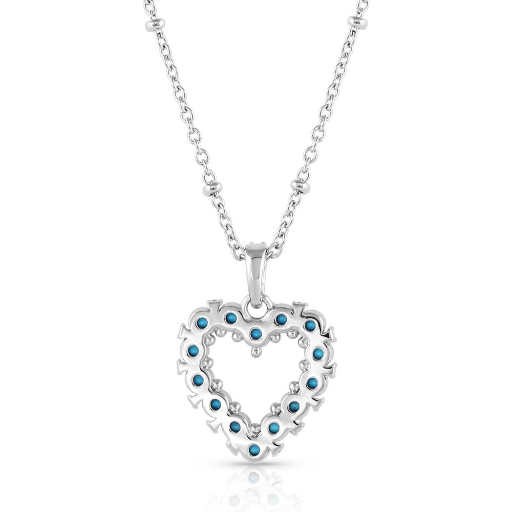 Montana Silversmith Infinite Deepest Love Blue Crystal Necklace