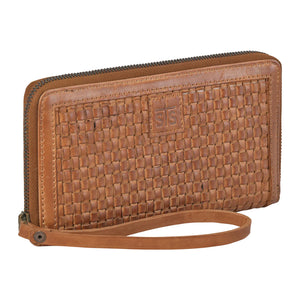 STS Sweet Grass Woven Bentley Wallet