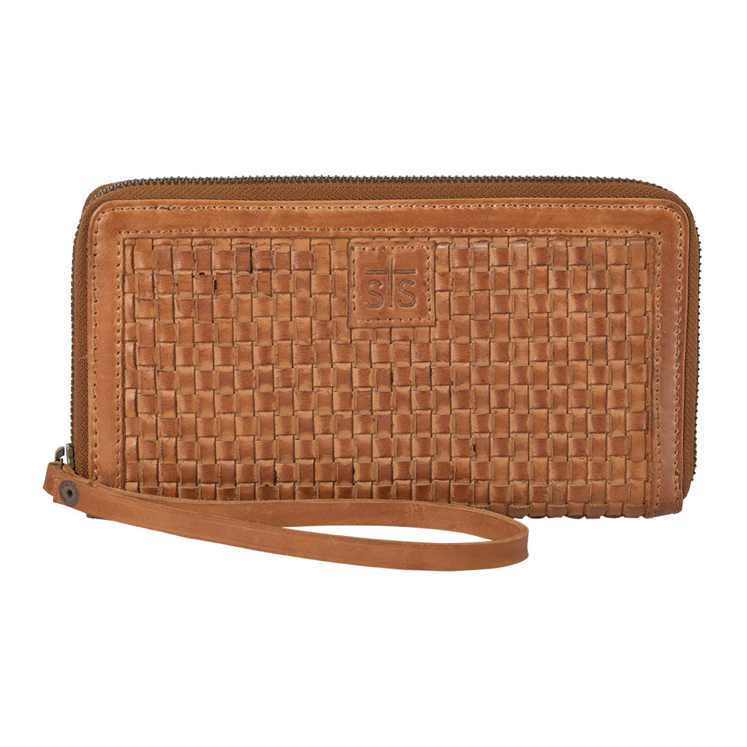 STS Sweet Grass Woven Bentley Wallet