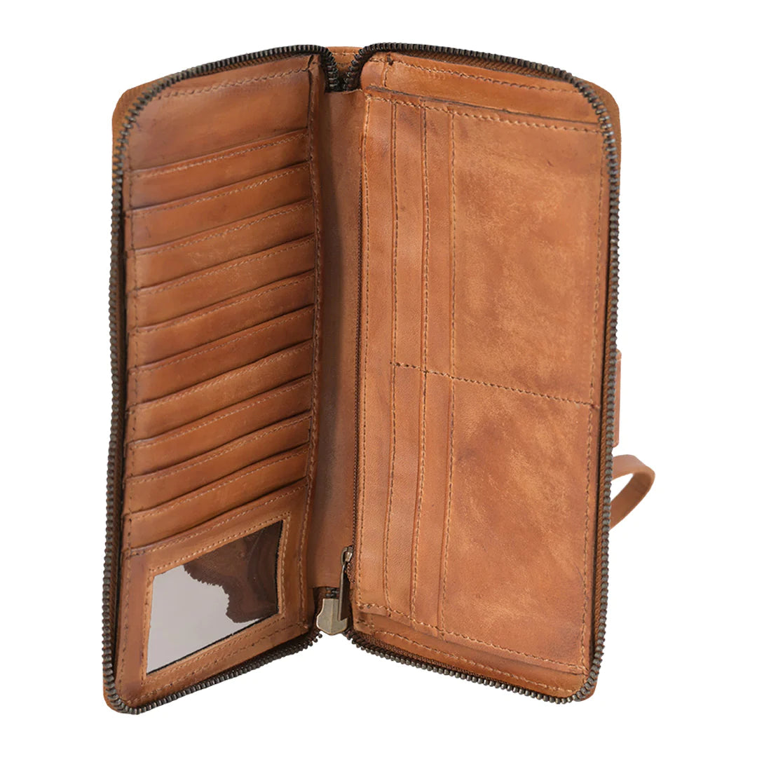STS Sweet Grass Woven Bentley Wallet