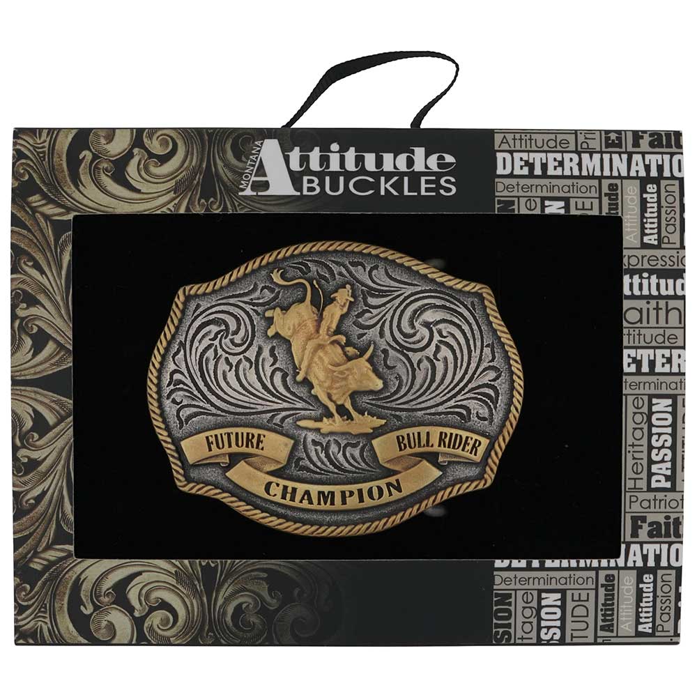 Attitude Future Bull Rider Buckle