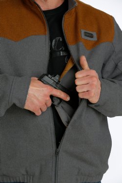 Cinch Men's Concealed Bonded Jacket - Gray