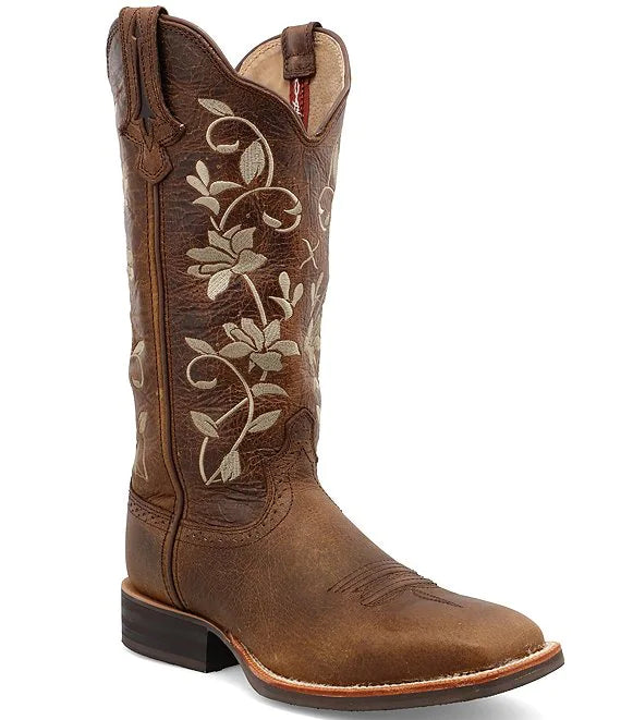 Women's Twisted X Ruff Stock Brown Floral Boot - Nate's Western Wear