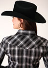 Roper Women's Long Sleeve Plaid w/ Piping and Front Yoke Embroidery - Nate's Western Wear