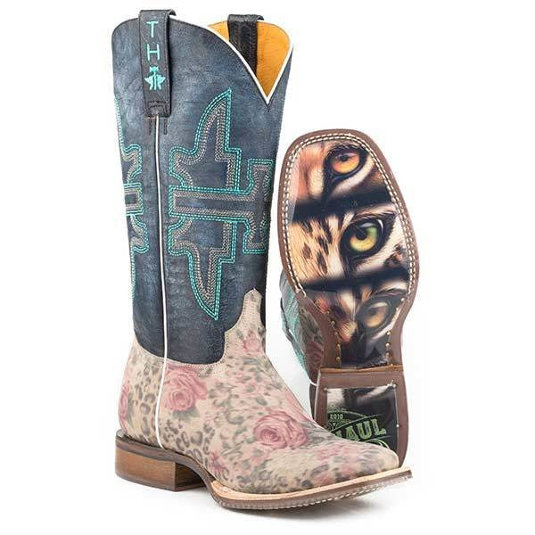Women's Tin Haul Wildflower Boot with Cat Eyes Sole - Nate's Western Wear