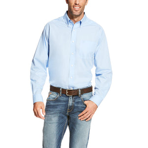 Ariat Men's - Wrinkle Free Solid Color Shirt - Long Sleeve Button Down - Nate's Western Wear