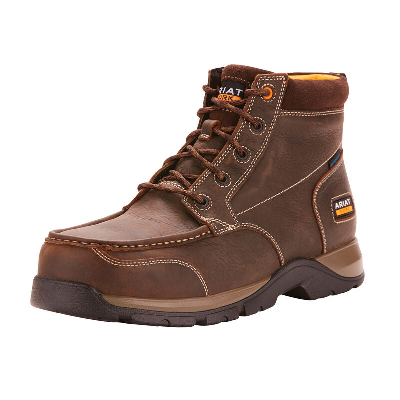 Ariat Edge LTE Chukka Waterproof Composite Toe Work Boot - Dark Brown - Nate's Western Wear