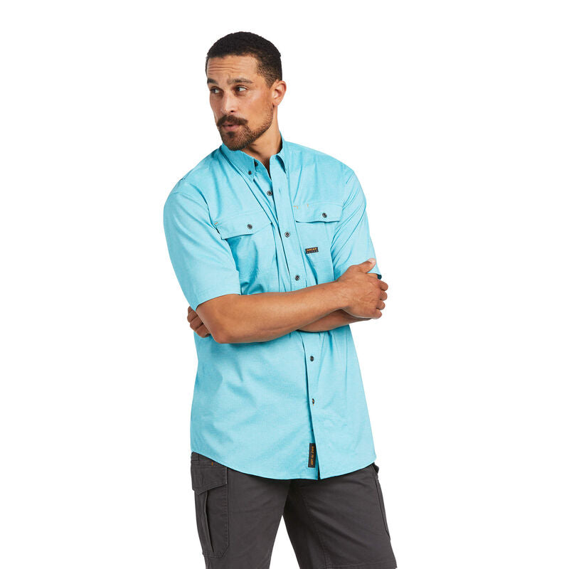 Ariat Men's Rebar Made Tough VentTEK DuraStretch Work Shirt - Nate's Western Wear