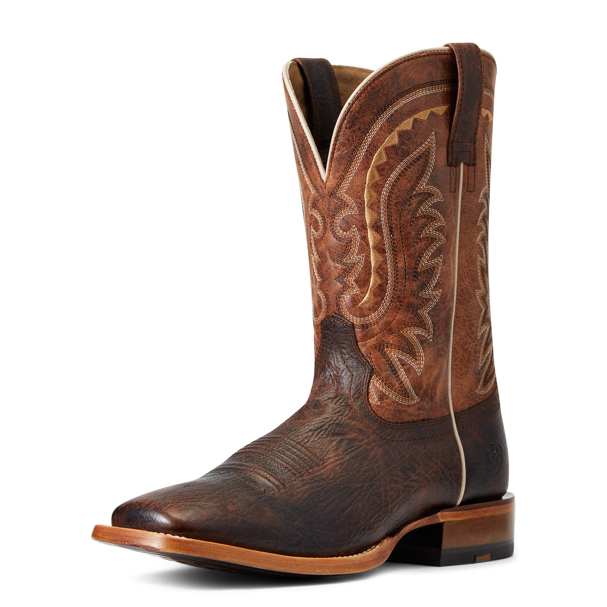 Stradivarius - Stivali Western In Camoscio Color Cuoio Vintage Con Punta Quadrata Stradivarius - Stivali Western In Camoscio Color Cuoio Vintage Con Punta Quadrata
