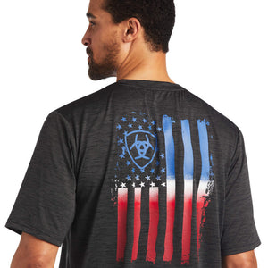 Ariat Men's Shirt Charger Flag - Nate's Western Wear