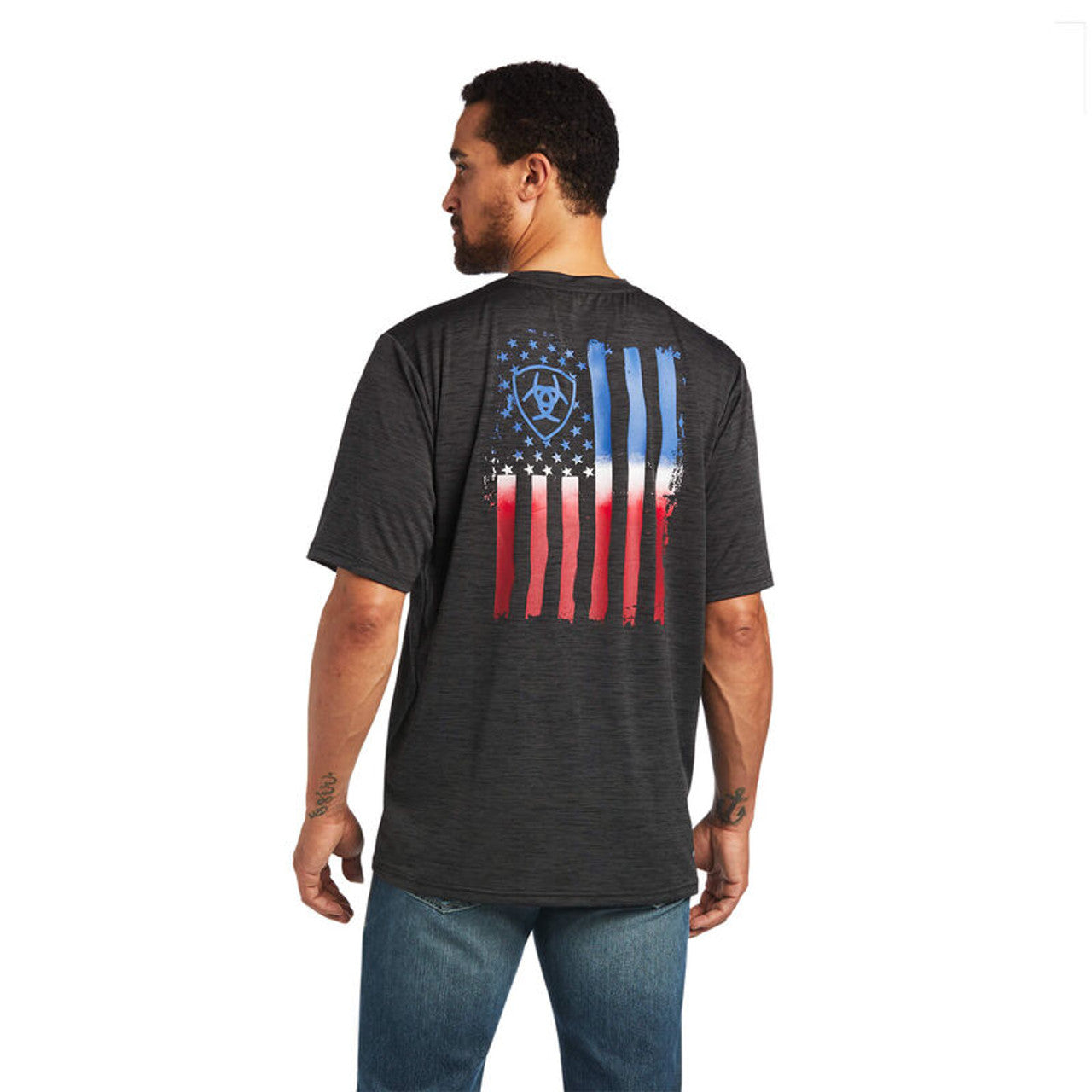 Ariat Men's Shirt Charger Flag - Nate's Western Wear