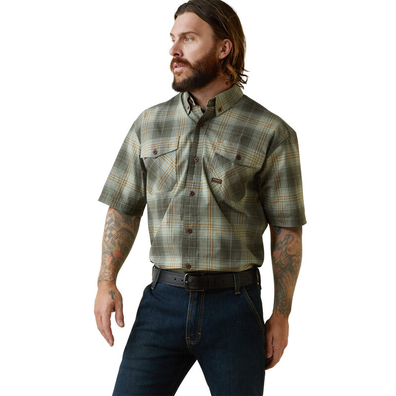 Men's Ariat Rebar Made Tough DuraStretch Work Shirt